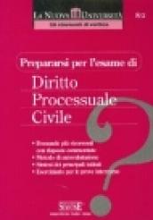 Prepararsi per l'esame di diritto processuale civile