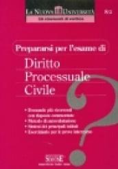 Prepararsi per l'esame di diritto processuale civile