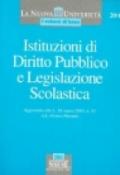 Istituzioni di diritto pubblico e legislazione scolastica