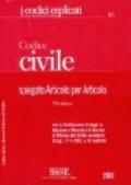 Codice civile spiegato articolo per articolo