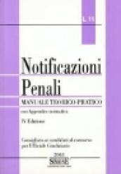 Notificazioni penali. Manuale teorico-pratico