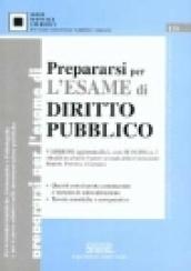 Prepararsi per l'esame di diritto pubblico