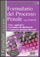 Formulario del processo penale. Con CD-Rom