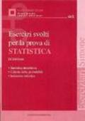 Esercizi svolti per la prova di statistica