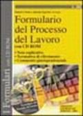 Formulario del processo del lavoro. Con CD-ROM