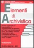 Elementi di archivistica