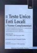 Il testo Unico enti locali e norme complementari