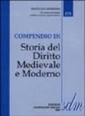 Compendio di storia del diritto medievale e moderno