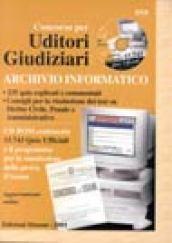 Concorso per Uditori Giudiziari. Archivio informatico