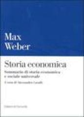 Storia economica. Sommario di storia economica e sociale universale