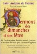 Sermons des dimanches et des fêtes: 3