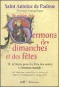 Sermons des dimanches et des fêtes: 4