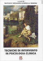 Tecniche di intervento in psicologia clinica