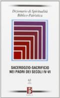 Dizionario di spiritualità biblico patristica. 63.Sacerdozio-sacrificio nei Padri dei secoli IV-VI