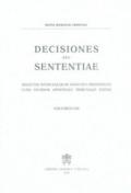 Decisiones seu sententiae. Selectae inter eas quae anno 2011 prodierunt cura eiusdem apostolici tribunalis editae: 103