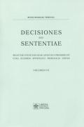 Decisiones seu sententiae. electae inter eas quae anno 2014 prodierunt cura eiusdem apostolici tribunalis editae. Vol. 106