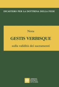 Nota gestis verbisque sulla validità dei sacramenti