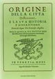 Origine della città di Ricanati e la sua historia e descrizione (rist. anast. Venezia, 1601)