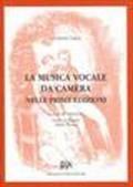 La musica vocale da camera nelle prime edizioni (Milano, 1838-80)