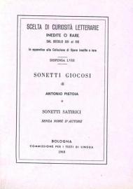 Sonetti giocosi (rist. anast.)