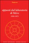 Appunti dal laboratorio di Mère