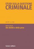 Studi sulla questione criminale (2020). Vol. 3