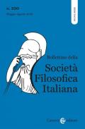 Bollettino della società filosofica italiana. Nuova serie (2020). Vol. 2