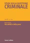 Studi sulla questione criminale (2021). Vol. 3