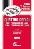 Quattro codici. Civile e di procedura civile, penale e di procedura penale e leggi complementari