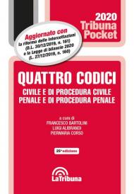 Quattro codici. Civile e di procedura civile, penale e di procedura penale e leggi complementari