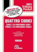 Quattro codici. Civile e di procedura civile, penale e di procedura penale