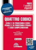 Quattro codici. Civile e di procedura civile, penale e di procedura penale e leggi complementari. Con App Tribunacodici