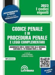 Codice penale e di procedura penale e leggi complementari. Nuova ediz. Con App Tribunacodici