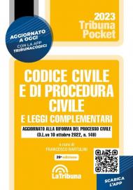 Codice civile e di procedura civile e leggi complementari. Con App Tribunacodici