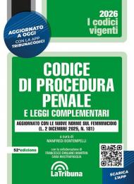 Codice di procedura penale e leggi complementari