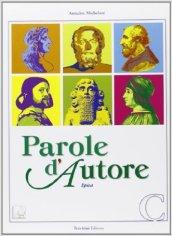 Parole d'autore. Con espansione online. Vol. 3: Epica.