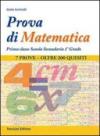 Prova di matematica. Per la 1ª classe delle Scuole superiori