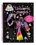 Unicorni magici. Gratta e colora. Ediz. a colori. Ediz. a spirale. Con matita di legno