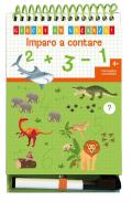 Imparo a contare. Giochi in vacanza! Ediz. a colori. Ediz. a spirale. Con pennarello