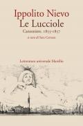 Le Lucciole. Canzoniere. 1855-1857