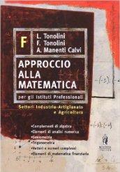 Approccio alla matematica. Vol. F