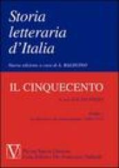 Storia letteraria d'Italia. Il Cinquecento