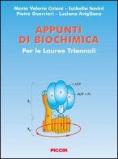 Appunti di biochimica. Per le lauree triennali.