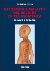 Deformità e malattie del rachide in età pediatrica