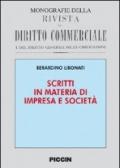 Scritti in materia di impresa e società