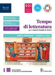 Tempo di letteratura per il nuovo esame di Stato. Con Laboratorio di metodo per il terzo e quarto anno, INVALSI e Leggere la pandemia. Con e-book. Con espansione online. Vol. 1: Dalle origini all'età