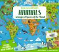 Animals of the world. Endangered species. Ediz. a colori. Con puzzle