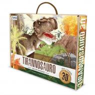 L' era dei dinosauri. Il tirannosauro 3D. Con Giocattolo