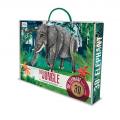 The jungle. The elephant 3D. Con gadget