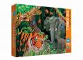 Save the planet. The jungle. 220 piece puzzle. Con puzzle